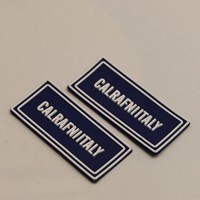Patch de vêtement en toile 3D sur mesure haut de gamme fait main, à coudre, avec étiquette en PVC souple et caoutchouc, décoré de strass, pour chapeau