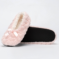 Chaussettes d'intérieur épaisses et chaudes pour adultes avec nœuds, mignonnes, douces et moelleuses pour l'automne et l'hiver