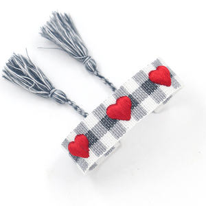 Joyería popular Estilo étnico Bordado <span class=keywords><strong>AMOR</strong></span> <span class=keywords><strong>Amistad</strong></span> Borla Pulsera trenzada Unisex - Product Image 5