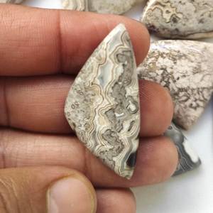 Crazylace Unique multicolore ovale Agate Cabochons araignée naturelle qualité fil d'emballage poli Artisan bijoux pierres précieuses en vrac - Product Image 2