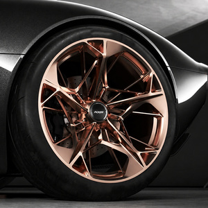 Jantes forgées NJQS en alliage d'aluminium 5x120, accessoires de modernisation 5x108 Bronze pour Zeekr 001, 7x pour <span class=keywords><strong>Audi</strong></span> R8, RS6, Q5 - Product Image 5