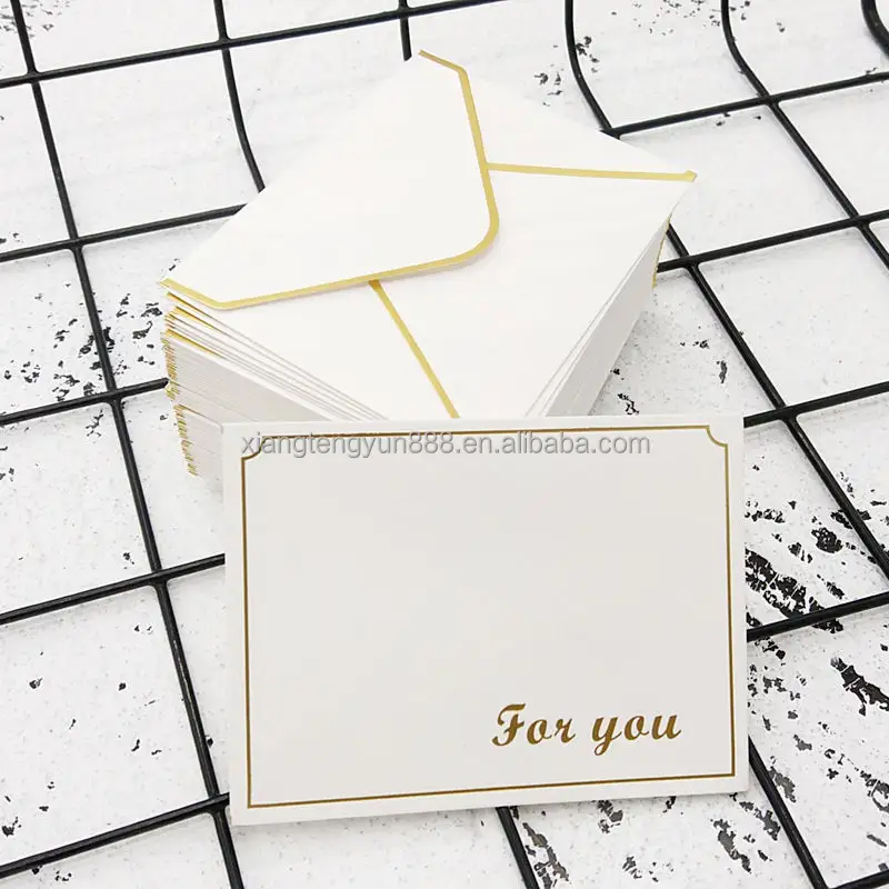 कस्टम मुद्रण गुप्त लिफाफा carbonless कागज के साथ छोटे कागज लिफाफा शादी के कार्ड निमंत्रण लिफाफा
