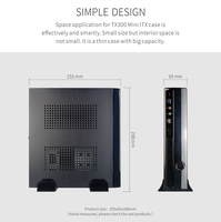 Mini ITX Case Desktop Front Panel USB Office Case Custom Chassis Micro ATX Computer Tower&Case