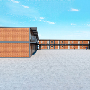 Maison conteneur préfabriquée à 2 étages et 36 chambres du fournisseur, assemblage rapide, certifiée ISO9001, dortoir en acier moderne pour usage en appartement - Product Image 2