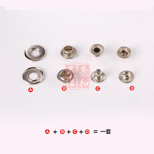 Fisheye Snap Buttons Brass Round Nickel-Free Outer Diameter 20mm 17mm 15mm Clothing Accessories - Product Image 2