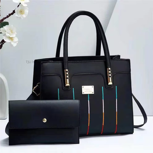 New Wholesale Luxury Women Large Capacity Bags Set Leather Brand Women Quilted Leather Fashion <b>Purse</b> and Handbags for Women - Product Image 1