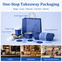 Sacs en papier kraft biodégradables écologiques Allwin Packfactory avec logo personnalisé et poignée en jute pour les boutiques de cadeaux de Noël