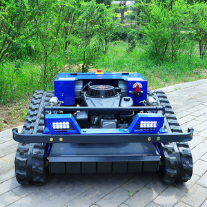 Cheapest Rubber Crawler Lawn Mower Brand Engine <b>Mini</b> <b>Robotic</b> Lawn Mower for Garden Lawn - Product Image 5