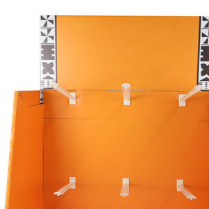 Espositore da banco pieghevole moderno in cartone per <span class=keywords><strong>snack</strong></span> per bambini, promozione da tavolo PDQ - Product Image 3