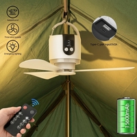 Ventilateur portable mains libres à 3 vitesses, rechargeable par USB, avec télécommande, moteur sans balais en plastique, idéal pour camping-car et extérieur – Meilleure vente