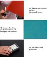 2mm creux mur temporaire ignifuge Pp rouleau feuille de plastique protéger carton épais ondulé pour la protection du sol