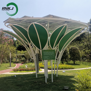 Rnkj nhà sản xuất Thương hiệu Hoa hình dạng bảng điều khiển năng lượng mặt trời tương lai sáng tạo hệ thống cây quang điện - Product Image 2