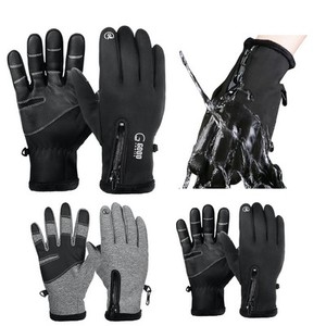 Gants de cyclisme en gros, gants d'hiver à fermeture éclair, coupe-vent, chauds, imperméables, gants de ski - Product Image 5