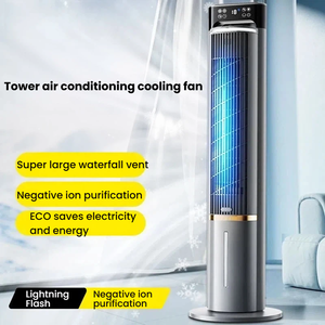 Enfriador de Aire Evaporativo de Torre de 75W, 7.5m/s, 3 Velocidades, Ventilador de Pie con Enfriamiento por Agua de 220-240V para Hogar y Oficina - Product Image 3