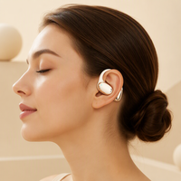 Écouteurs sans fil de luxe à oreille ouverte TWS avec audio panoramique et étui de charge