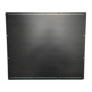 200W leggero tutto nero pannello solare portatile per balcone flessibile pannello solare personalizzato di emergenza facile montaggio completo nero - Product Image 1