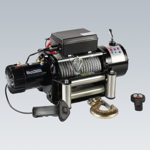 Cabrestante Hidráulico Eléctrico de 1 Tonelada <span class=keywords><strong>para</strong></span> Camioneta, 12V 24V, Opción Inalámbrica, <span class=keywords><strong>4x4</strong></span> Todoterreno, Portátil, <span class=keywords><strong>para</strong></span> Uso en Barcos, con Cable de Acero y Mango de Nailon - Product Image 3