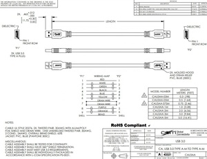 Cable USB 3.0 Tipo <span class=keywords><strong>A</strong></span> <span class=keywords><strong>a</strong></span> Micro B CAU3AA-1M 2M 3M 5M 0.75m para Disco Duro Externo HDD Samsung S5 Note3, Cable de Datos USB HDD - Product Image 3