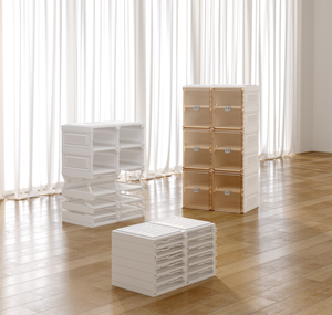 Gabinete de almacenamiento de juguetes para niños domésticos, caja de almacenamiento plegable, estante de almacenamiento de pie - Product Image 4