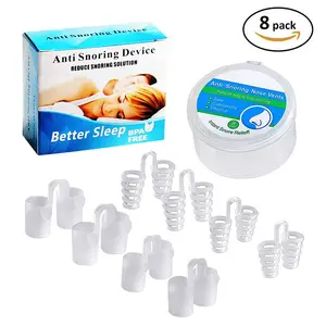 2022 New Style 8-Pack Silicone Anti-Snoring Nose Vent Natural and Instant Reducing Snoring Solution