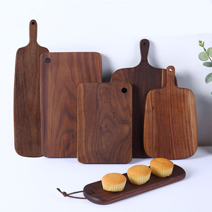 Batterie de cuisine vente en gros <span class=keywords><strong>planche</strong></span> à pain en bois foncé <span class=keywords><strong>planche</strong></span> à découper en bois <span class=keywords><strong>pour</strong></span> traiteur de vacances - Product Image 4