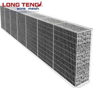 Low Carbon Black Wire Mesh Plain Weave <strong>Gabion</strong> Stainless <strong>Steel</strong> Mesh for Galvanized Retaining Wall Fence Cage - Product Image 6