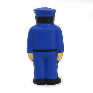 Most Popular Custom PU Foam Character Police Officer Shaped Soft Slow Rising Stress <b>Ball</b> Promotional Gifts <b>Squeeze</b> Toys for Kids - Product Image 5
