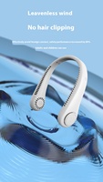 Ventilateurs Miniatures Sans Pales Rechargeables Portables USB, à Porter Autour du Cou, Mains Libres, pour Camping en Plein Air, Vente en Gros
