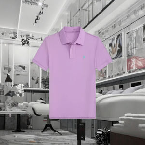Premium Heavyweight Mens Cotton Polo T <b>Shirt</b> Short Sleeve Breathable Solid Color Casual Business Golf Top Custom Logo Sportswear - Product Image 2