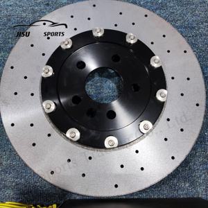 Disque de frein en céramique de carbone à bas <span class=keywords><strong>prix</strong></span> 420/370mm plaquettes de Performance de Rotor de disque en céramique avant/arrière pour remplacement Audi Q8 <span class=keywords><strong>RSQ7</strong></span> RS6 - Product Image 4