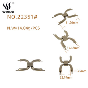 Boucle de chaussure en métal durable, personnalisable, classique, sans nickel, de style distinctif - Product Image 1