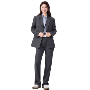 Women'sSuit <b>Set</b> Full Sleeve Polyester Anti-Wrinkle <b>Office</b> Lady Spring Workwear - Product Image 3