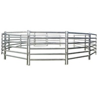 Panneaux de clôture pour animaux de cheval, 8, 16 pieds, ovales, adapté au animalier, vache, mouton, fixe
