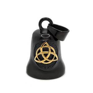 Cloche de moto vintage Gremlin <span class=keywords><strong>Bell</strong></span> punk pour femme, en acier inoxydable plaqué argent, avec logo personnalisé, porte-bonheur - Product Image 2