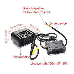 2x 30000LM 120W Zweifarbige Hi-<span class=keywords><strong>Lo</strong></span>-gelbe LED-Scheinwerfer-Pods für Auto-Motorrad-LKW ATV UTV Offroad-Fahren 10-80V Nebel - Product Image 2