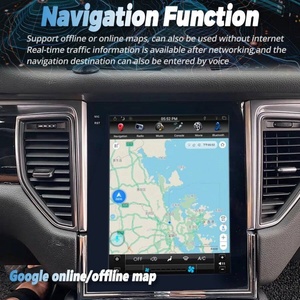 8G+128GB Portable 2din Car <b>GPS</b> <b>Navigation</b> Macan 2011-2017 Dashboard Vertical Screen Android 15 Auto Radio Head Unit DSP CarPlay - Product Image 5