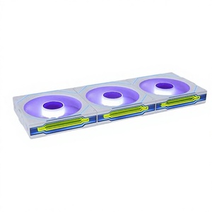 <span class=keywords><strong>Lian</strong></span> <span class=keywords><strong>Li</strong></span> UNI Fan SL-Infinity Wireless <span class=keywords><strong>120</strong></span> Triple Pack 2.4GHz Contrôle ARGB Double Miroir Infini Faible Bruit Roulement Fluide - Product Image 2