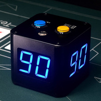 Minuterie électronique moderne de croupier de casino pour Texas Hold'em Dispositif de jeu de poker réglable haut de gamme