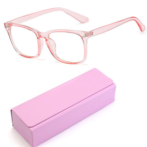 Gafas de moda Para niños, montura de gafas con bloqueo de luz azul, con funda, tr90 - Product Image 4