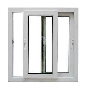 Fenêtre coulissante horizontale série <span class=keywords><strong>80</strong></span> en PVC vinyle avec moustiquaire en acier inoxydable, double vitrage trempé, revêtement Low-E, blanc, garantie 2 ans - Product Image 5