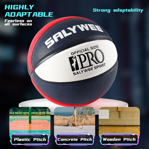 Ballon de basket-ball professionnel taille <span class=keywords><strong>7</strong></span> officiel en cuir PU, anti-humidité, résistant à l'usure, pour compétition intérieure et extérieure - Product Image 2
