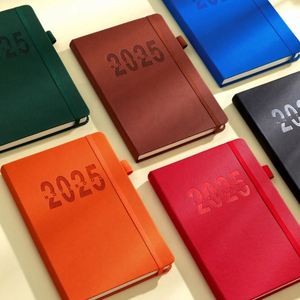 Notepads Custom Printed A5 A6 <b>A4</b> No Ink Bleeding Hard Soft Leather Journal <b>Planner</b> Pu Notebook Diary With Logo for Students - Product Image 3