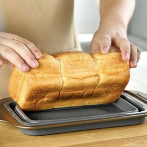 Moule à pain rectangulaire de qualité supérieure en silicone alimentaire résistant à la chaleur, compatible micro-ondes, grand format, antiadhésif, pour gâteaux - Product Image 4