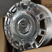 Ruedas Forjadas de Aleación de Aluminio de 20-24 Pulgadas, Nuevas, al por Mayor, 40 mm ET, Proceso de Pulido Fino, Ruedas Personalizadas para Automóviles de Pasajeros