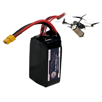 Batterie LiPo OEM ODM Competition Grade 150C 6S 22.2V 1800mAh pour la sécurité professionnelle de course FPV certifiée
