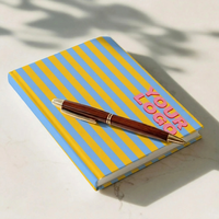 Carnet à couverture rigide personnalisé en tissu A5, couverture en lin, avec boucle pour stylo, pour cadeau d'affaires, bureau, école, écologique