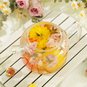 Wholesale 8 PCs Beautiful Natural <b>Mini</b> 5g Flower Balls Blooming Dried Tea Gift Glass Tubes Jasmine Rose Hibiscus Flowering Ball - Product Image 3