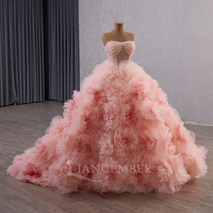 Robe de soirée fleurie, Vestidos De Fiesta, robe de soirée à paillettes et dentelle, Rsm251055 - Product Image 2