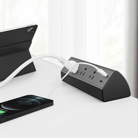 Multiprise de bureau à fixation sur bureau Anker Edge Mount, 3 prises CA, station de charge rapide Type-C, prise murale robuste pour bureau