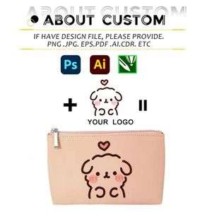 Sac cosmétique pour femme en cuir PU avec logo personnalisé, vente en gros transfrontalière, porte-monnaie pour femme, idéal pour les voyages - Product Image 3